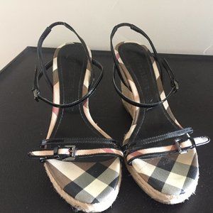 Burberry Wedge Sandals